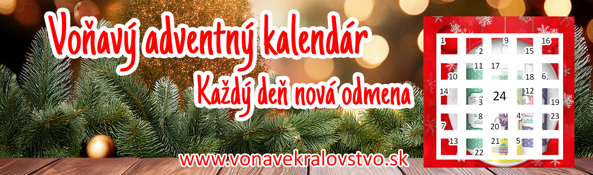 adventny kalendar vonave